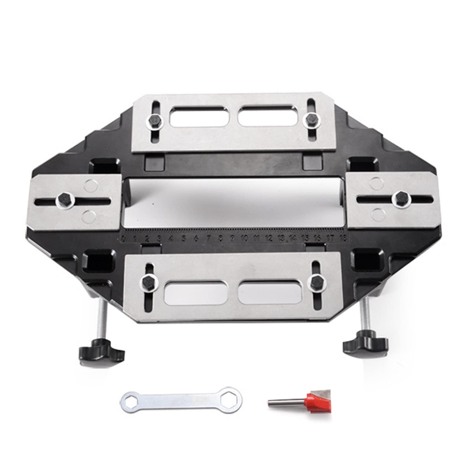 QINQIN Wooden Door Hinge Slotting Machine Kit - Precision Hole Opener & Lock Fixing Drilling Tool for Cabinet & Furniture Installation (Color A) - Perfect for DIY Home Improvement & Woodworking Projects