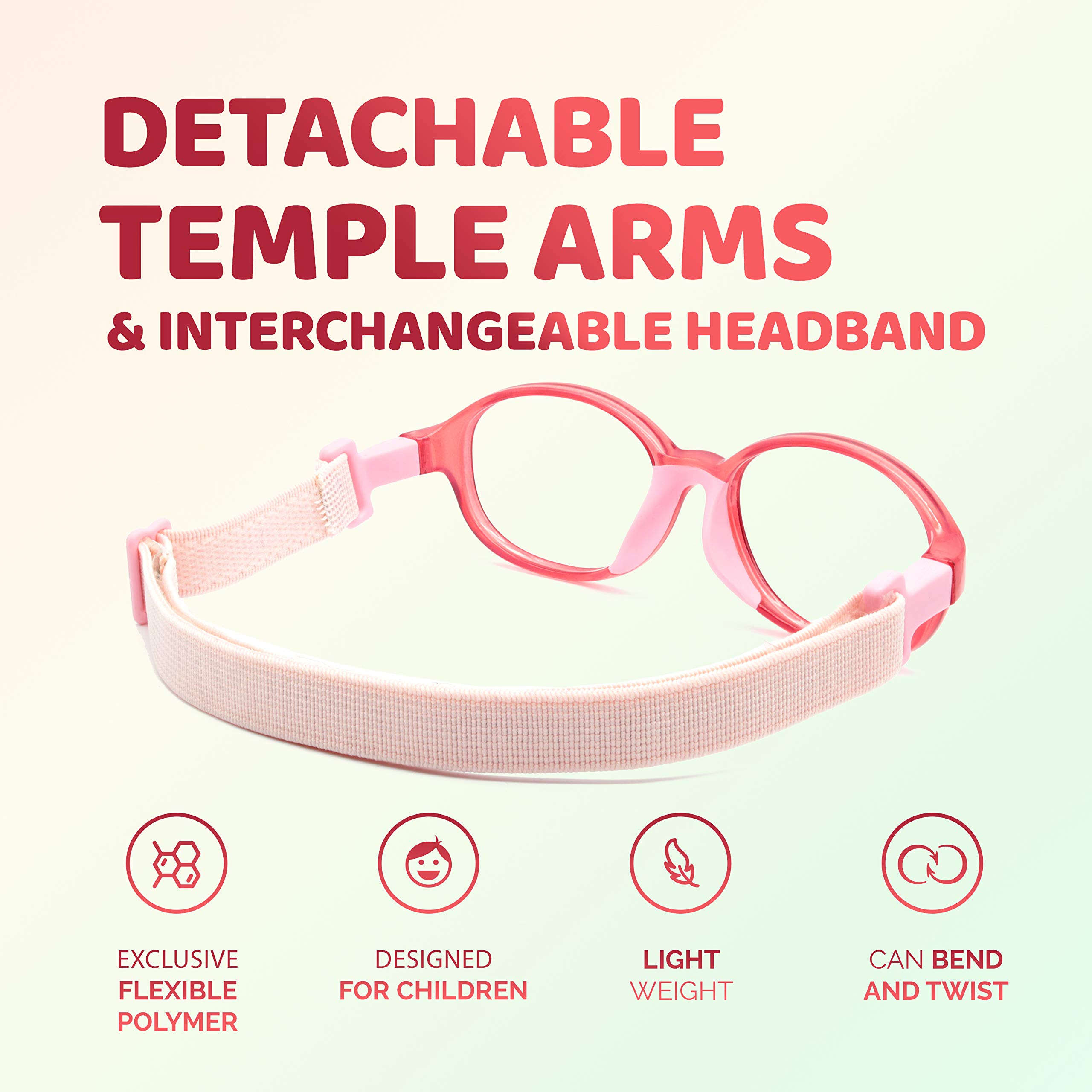 Unbreakable Kids Glasses - Flexible & Durable Children's Eyewear for Active Lifestyles - Perfect for School, Sports, and Everyday Wear - Model 3005
