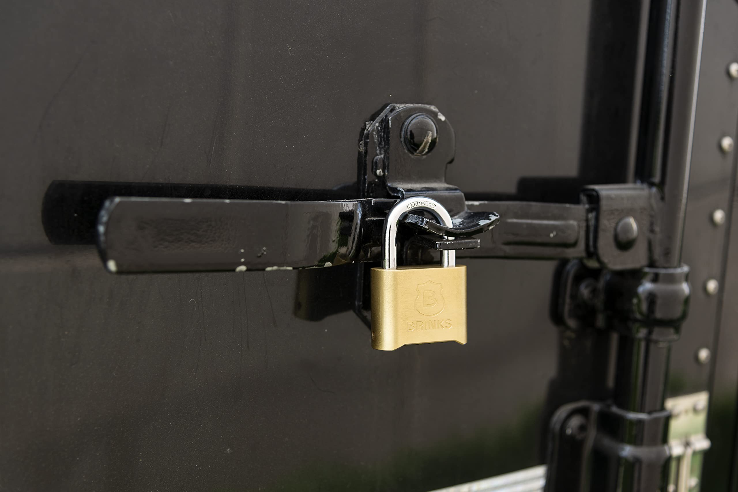 BRINKS 171-50051 Solid Brass Resettable Combination Lock 48mm - Secure Lockbox, Gym Locker, School, Storage & Travel Use