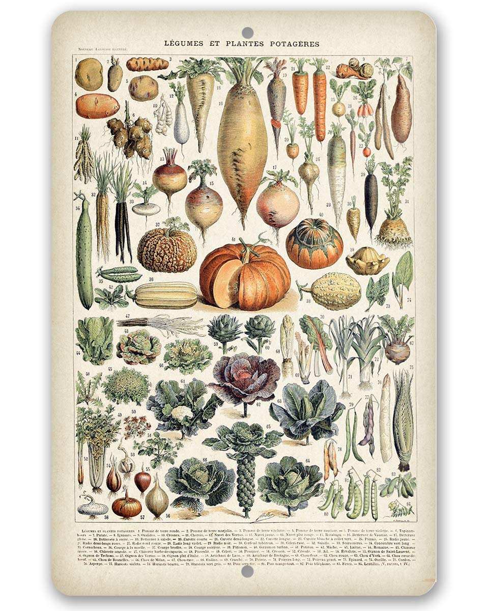 Vintage Rustic Metal Kitchen Wall Sign - Farmhouse Decor for Indoor & Outdoor Use - Perfect for Kitchen, Dining Room, or Patio Decorations