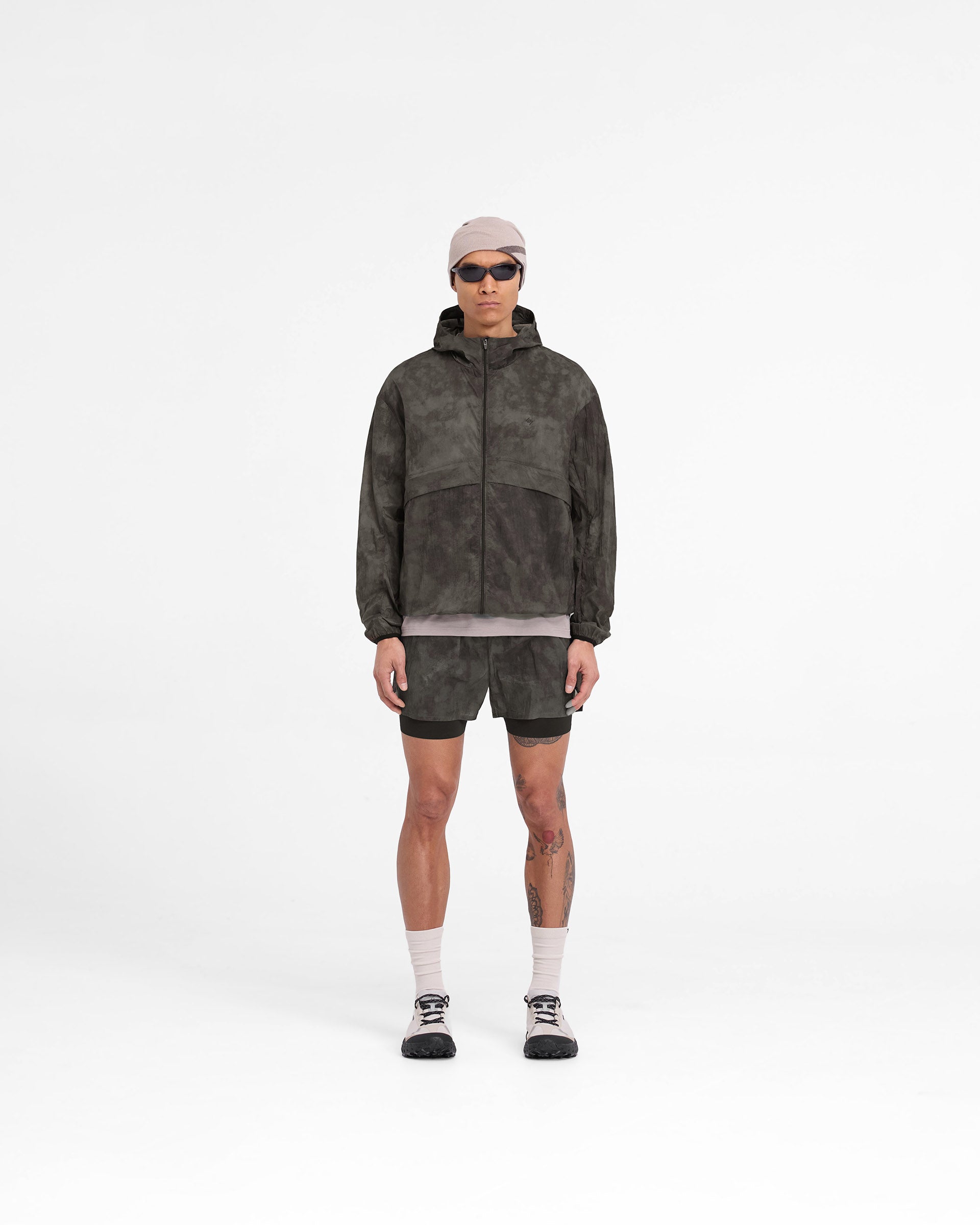 247 Hooded Training Jacket for Men & Women - Lightweight Water-Resistant Workout Jacket with Zipper Pockets - Perfect for Gym, Running & Outdoor Activities