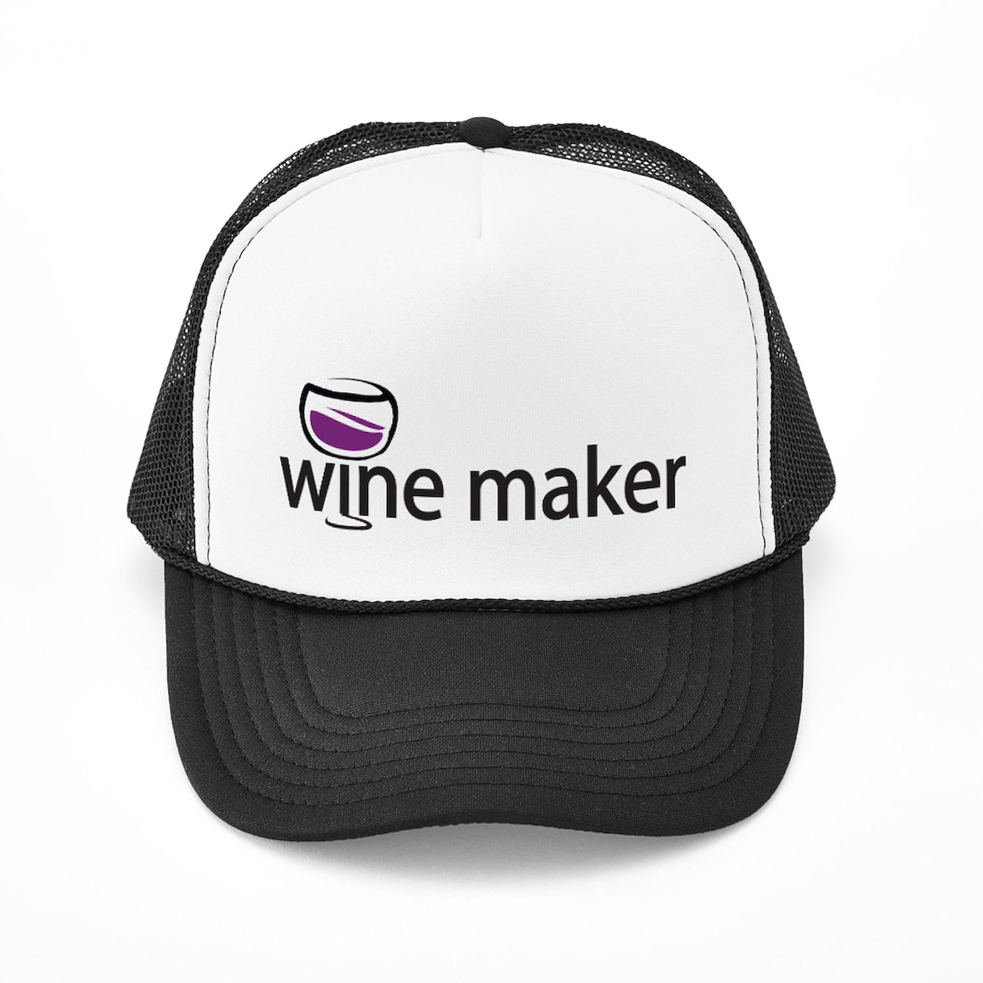 Custom Wine Maker Adjustable Snapback Trucker Hat for Men & Women - Perfect for Vineyard Tours, Wine Tasting Events & Outdoor Activities