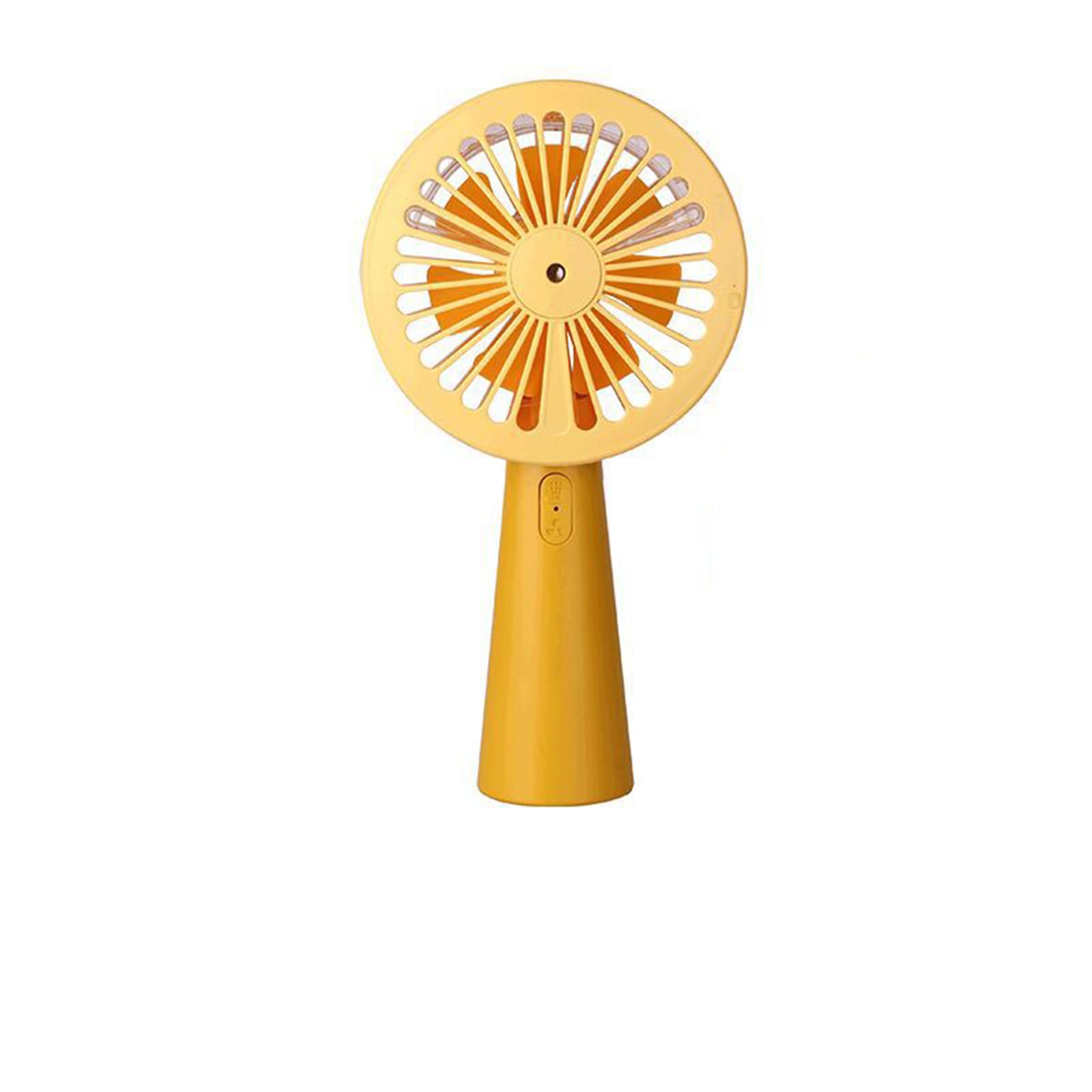 Portable Mini USB Rechargeable Handheld Fan with Moisturizing Function - Compact & Convenient for Travel, Office, and Outdoor Use