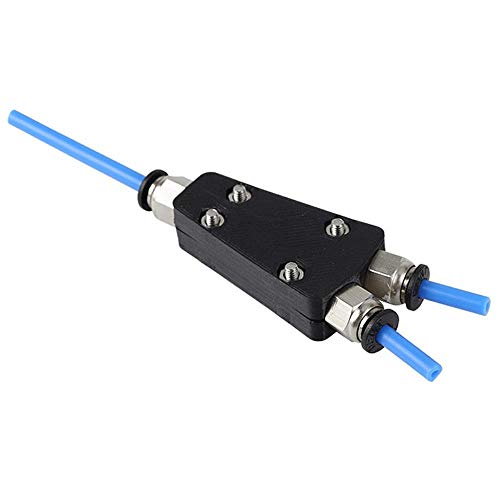 Ender-3 3D Printer Dual Extruder Feed Module - 2 in 1 Out Pneumatic Connector for Two-Color Printing | Perfect for Multi-Material & Dual-Color 3D Printing Projects