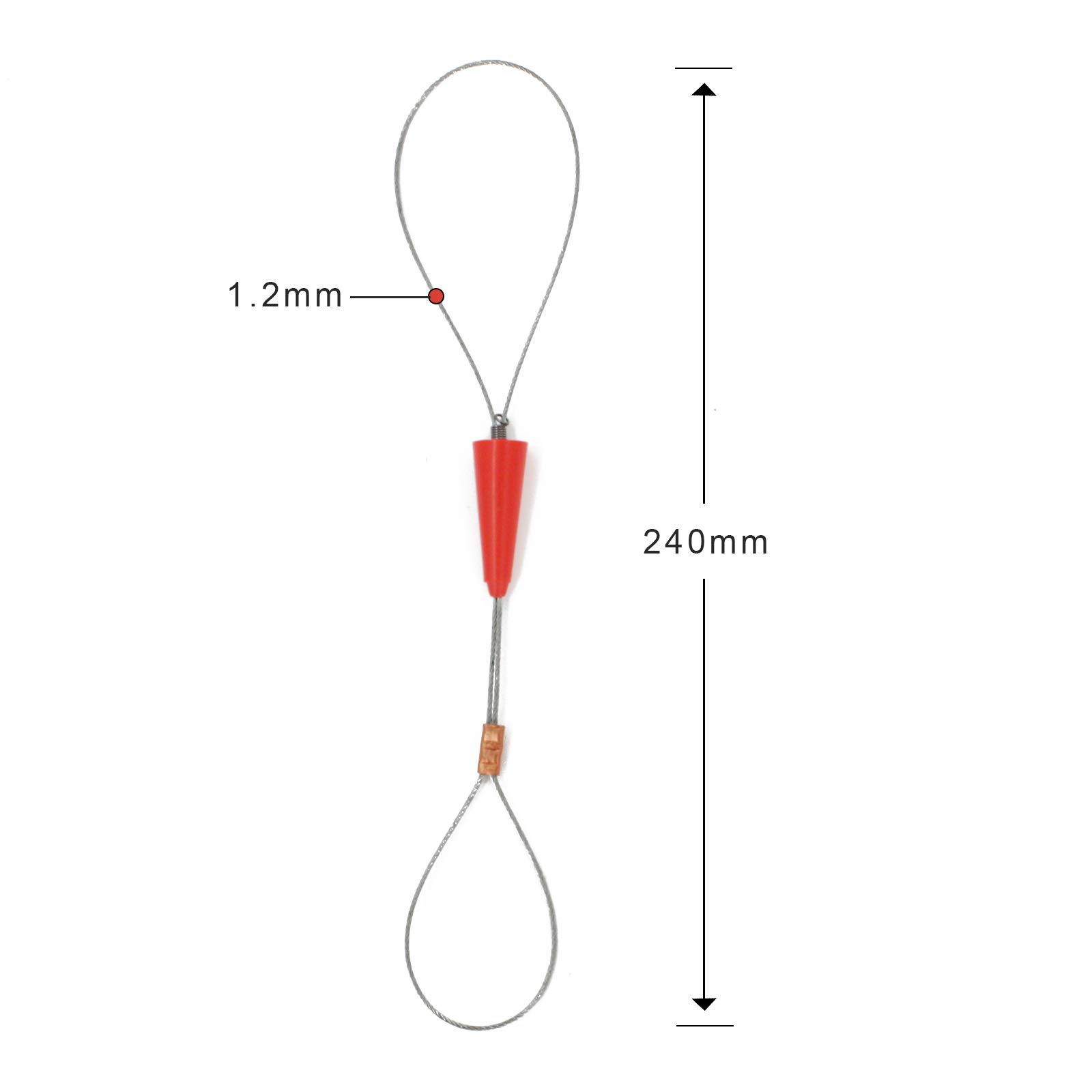 50ft Fish Tape Cable Puller Kit - 4.3mm Diameter, 15M Length PET Electrical Wire Guide - Perfect for Running Wires Through Walls, Conduits and Tight Spaces - Essential Tool for Electricians and DIY Home Installations