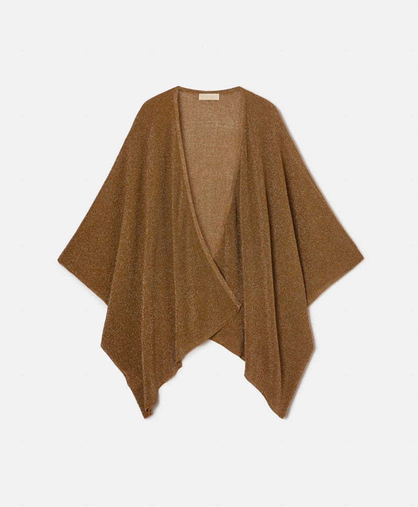 Divina Lurex Knit Cardigan Sweater - Women's Shimmery Open Front Long Sleeve Wrap - Perfect for Office Wear, Evening Outfits & Holiday Parties