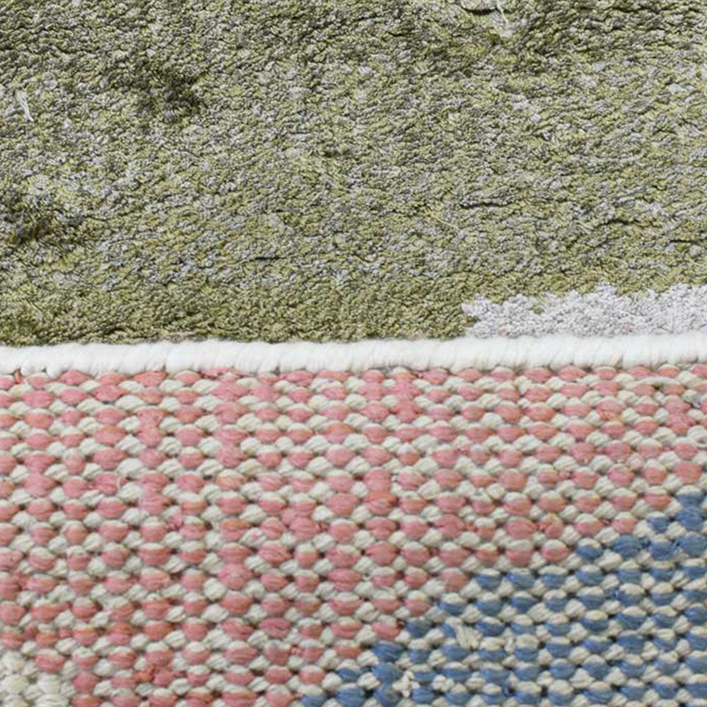 Hand Knotted Sheer Area Rug - Lightweight & Elegant for Living Room, Bedroom, or Nursery Decor