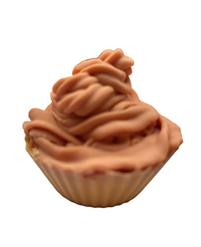Organic Handmade Cupcake Soap - 100g Natural Vegan Bath Soap for Sensitive Skin | Moisturizing & Exfoliating | Perfect for Gifts, Spa Days & Self-Care Rituals