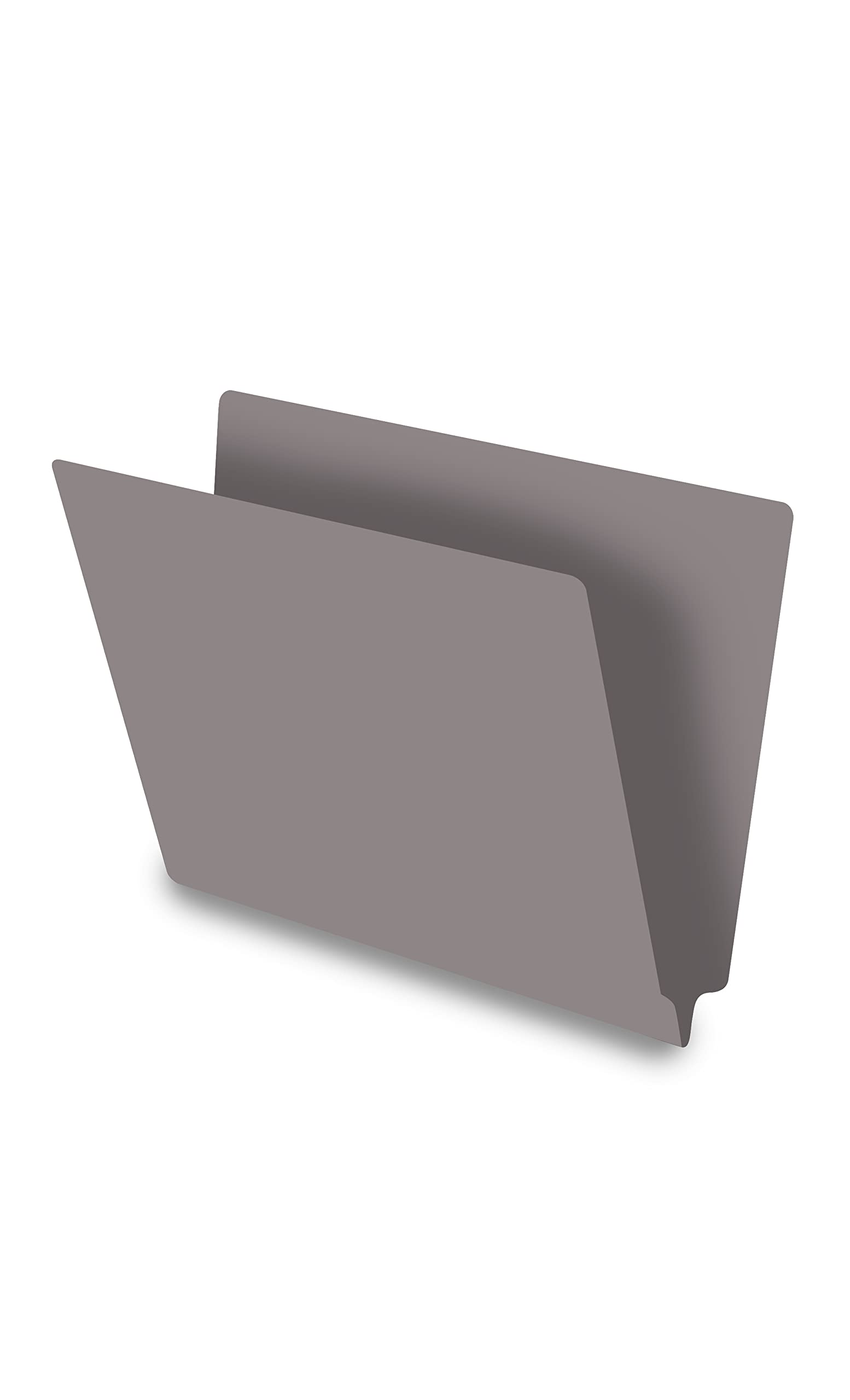 Premium Gray Legal Size File Folders - 14pt Reinforced End Tab Folders for Office, Medical & Legal Use - Pack of 250 - Organize Documents, Patient Records & Legal Files