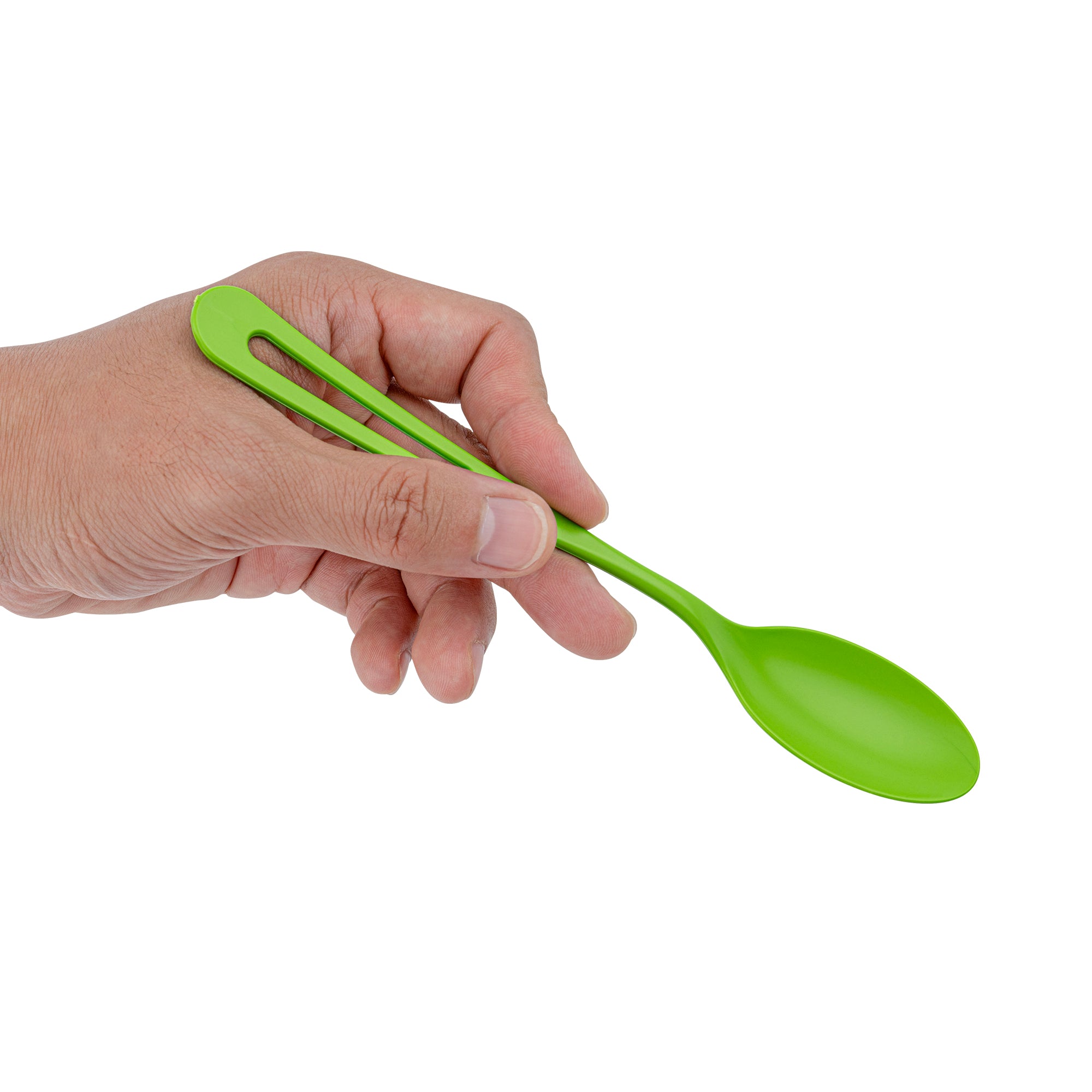 Eco-Friendly Green CPLA Plastic Spoons - Compostable, Heat Resistant, 7.5 Inch, 250 Count Bulk Box - Perfect for Parties, Picnics & Sustainable Dining