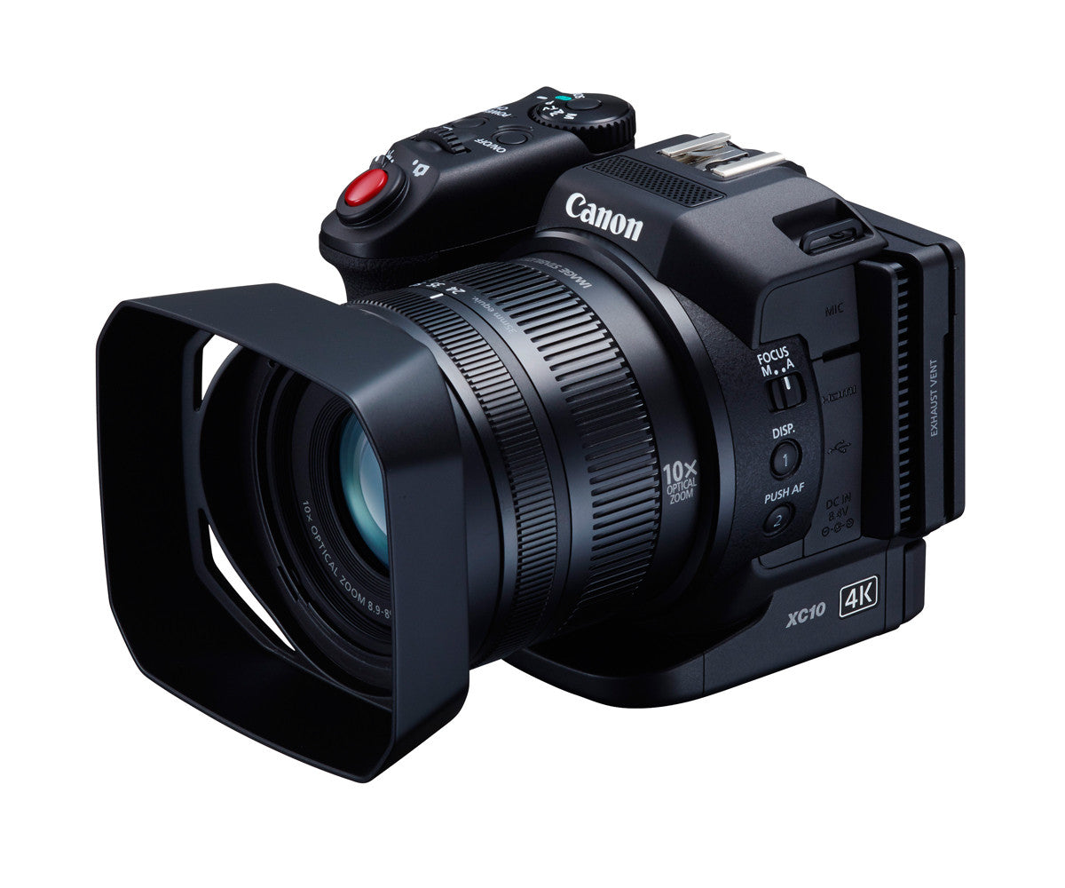 Canon XC10 4K Professional Camcorder Kit with 1-Inch CMOS Sensor, 10x Optical Zoom & Dual Pixel AF - Perfect for Wedding Videography, Documentary Filming and Live Event Recording