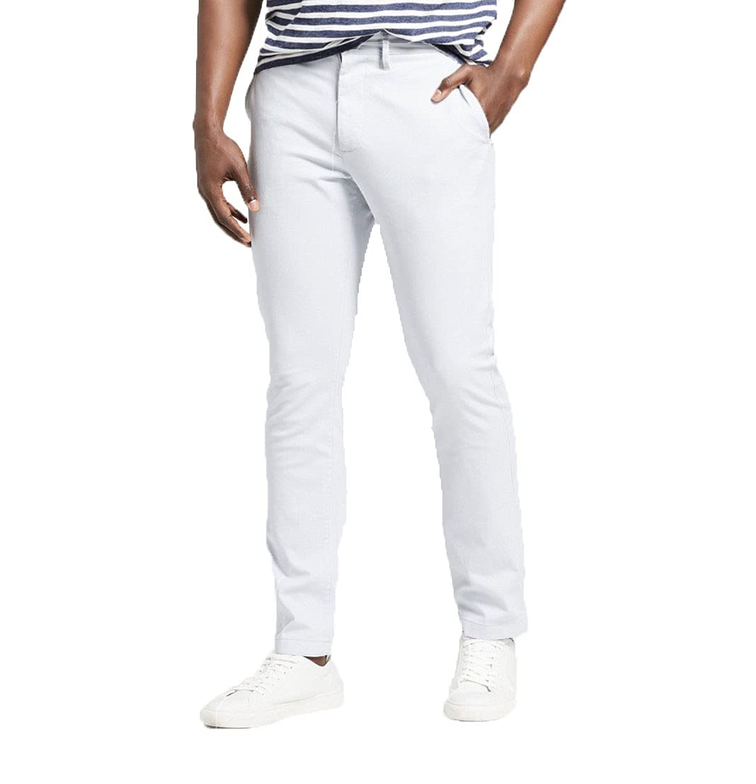 Goodfellow & Co. Men's Slim Fit Athletic Chino Pants - Comfortable Stretch Dress Pants for Work & Casual Wear | Office, Business, Travel & Everyday Use