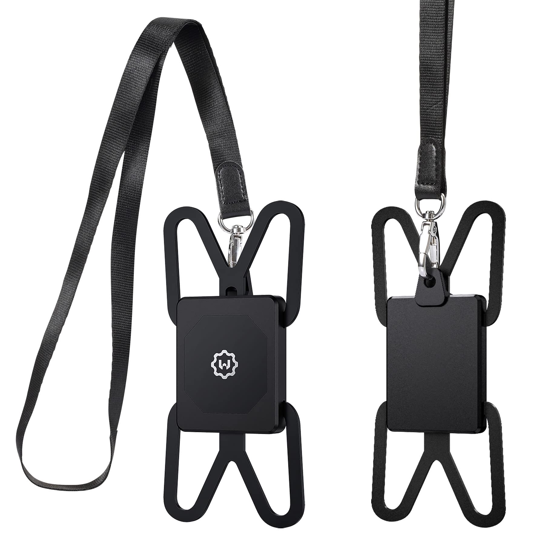 WixGear Magnetic Phone Lanyard Holder - Adjustable Silicone Neck Strap with Strong Magnetic Grip for iPhone 15/14/13, Samsung Galaxy S23/S22, Pixel 7/6 - Hands-Free Convenience for Workouts, Travel, and Outdoor Activities
