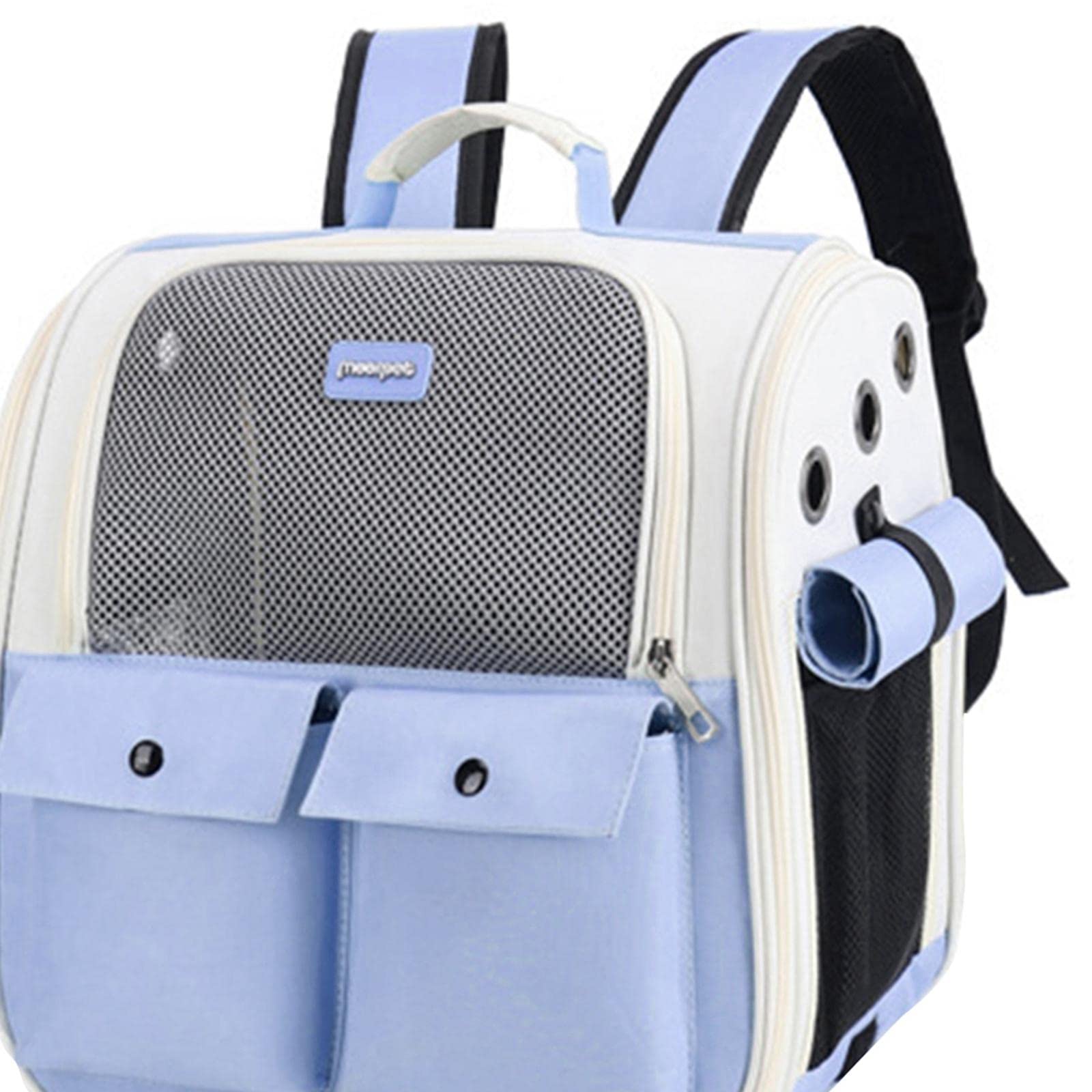 **Enakshi Pet Cat Carrier Backpack - Portable & Ventilated Pet Travel Bag for Small Dogs & Cats - Lightweight & Comfortable for Outdoor Adventures, Hiking, Vet Visits & Air Travel**