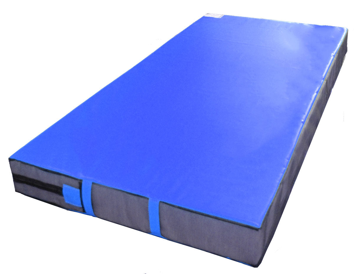 4' x 8' x 8 Heavy Duty Rubber Landing Mat for Gymnastics, Weightlifting & Home Gym - Non-Slip Floor Protection for Workouts & Exercise Equipment