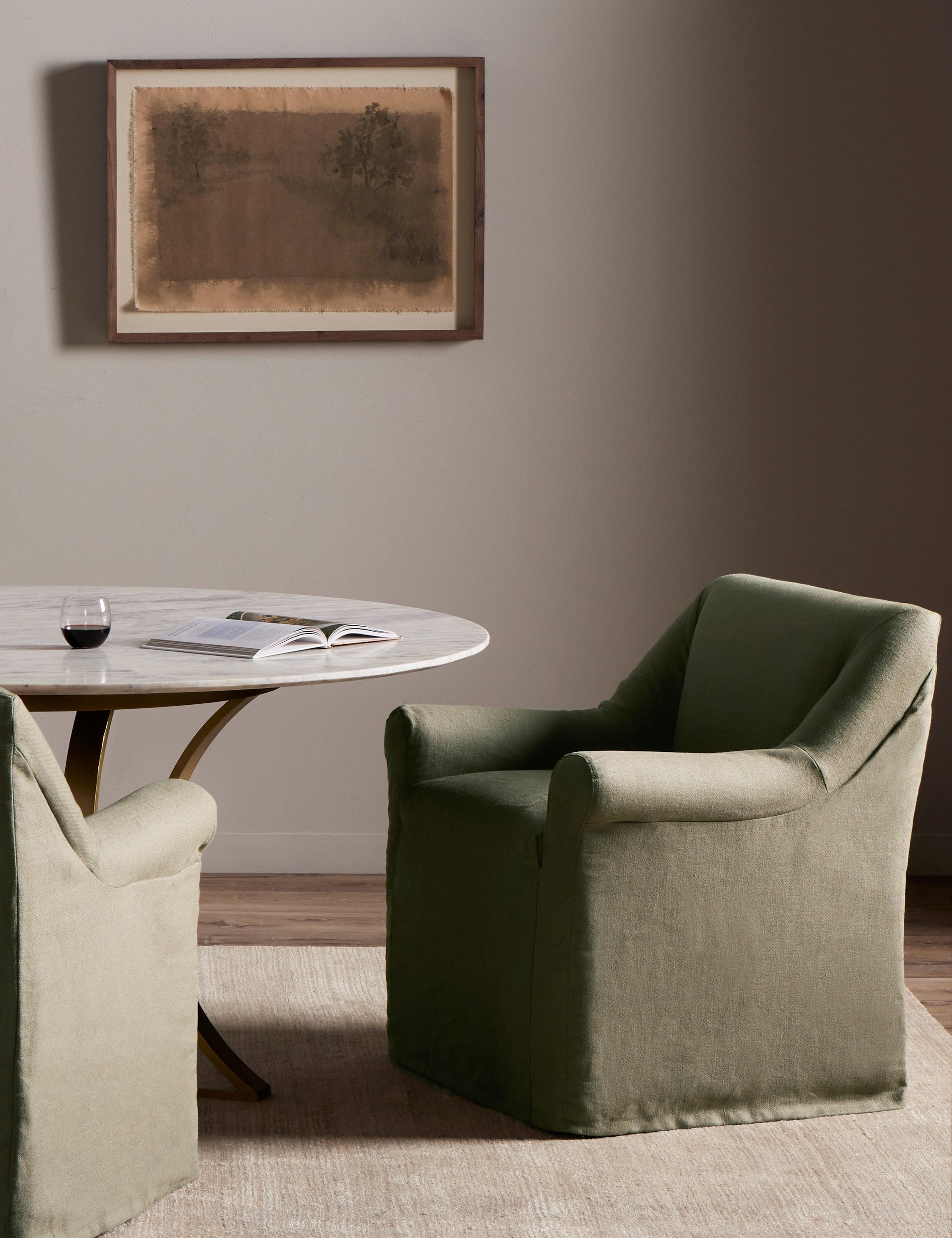 Breton Dining Chair - Modern Wooden Kitchen Chair for Dining Room, Home & Office - Perfect for Breakfast Nook, Kitchen Island & Small Spaces