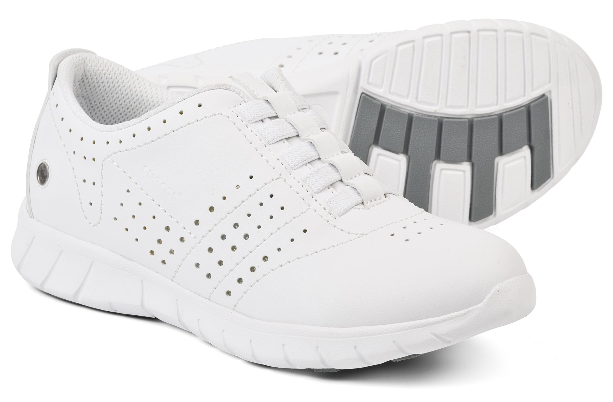 Suecos Women's Non-Slip Comfortable Work Shoes for Nurses, Waitresses & Healthcare Professionals - Slip Resistant & Supportive for Long Shifts