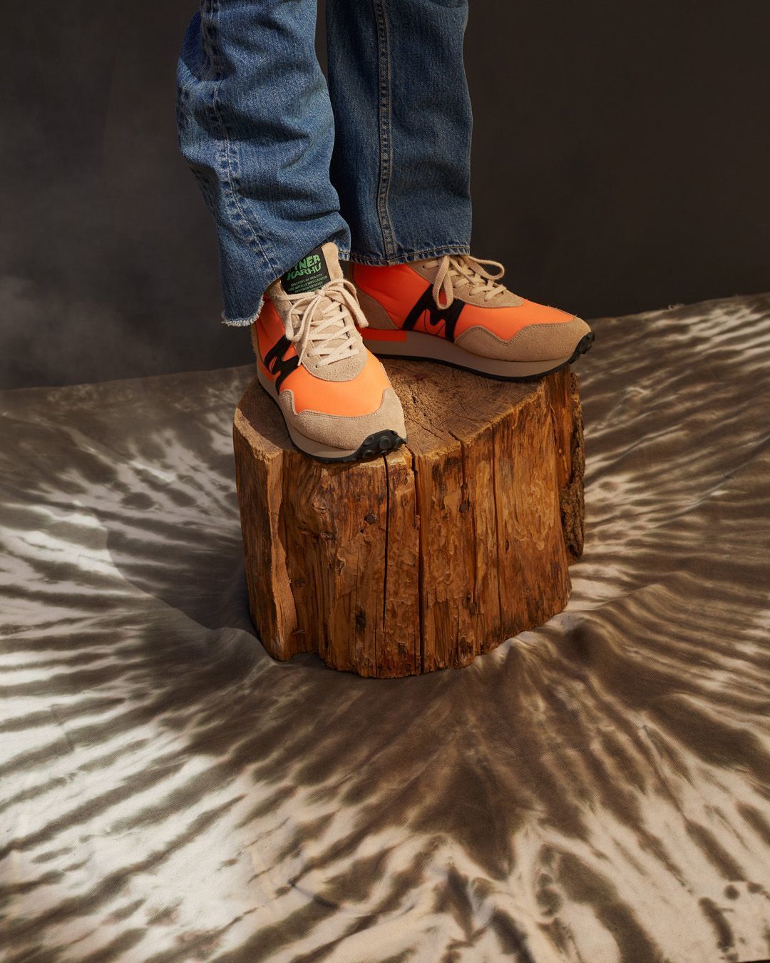 KARHU X VYNER ARTICLES M RUNNER Sneakers - Smoke Gray / Nectarine Colorway | Lightweight Running Shoes for Men | Perfect for Jogging, Gym Workouts & Casual Streetwear