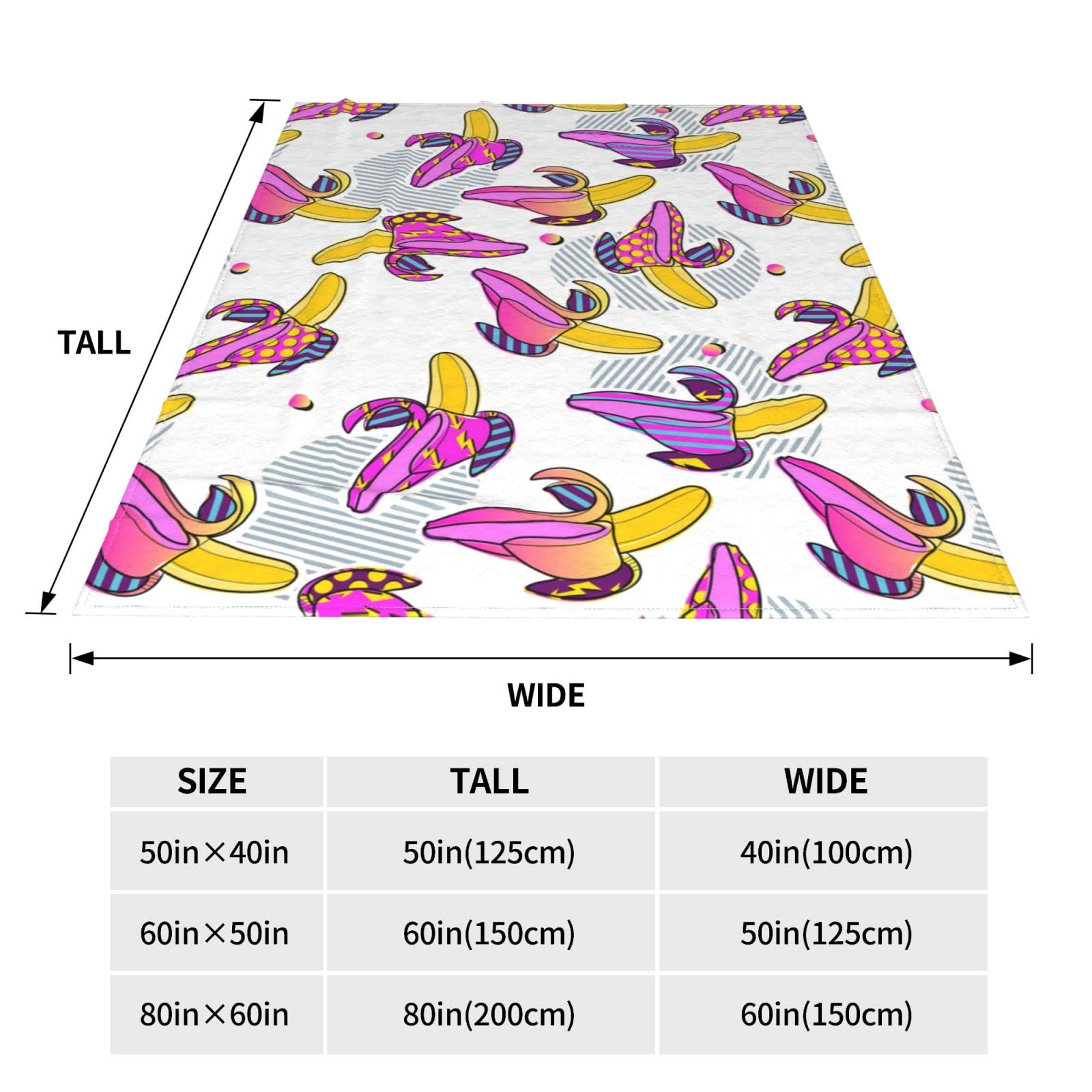 Graffiti Art Fleece Throw Blanket - Ultra Soft Flannel Blanket for Couch, Sofa & Bed - Cozy Youth & Adult Home Decor - Perfect for Living Room, Dorm & Gift Giving