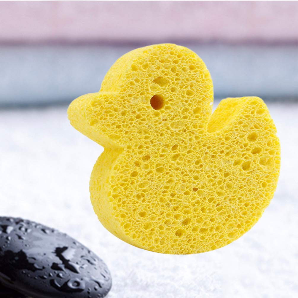 Super Soft Exfoliating Bath Sponge & Mesh Shower Brush - Gentle Body Scrub Loofah for Baby & Adult, Natural Foam Sea Sponge for Sensitive Skin | Perfect for Newborn Bathing, Spa Day & Daily Shower Routine