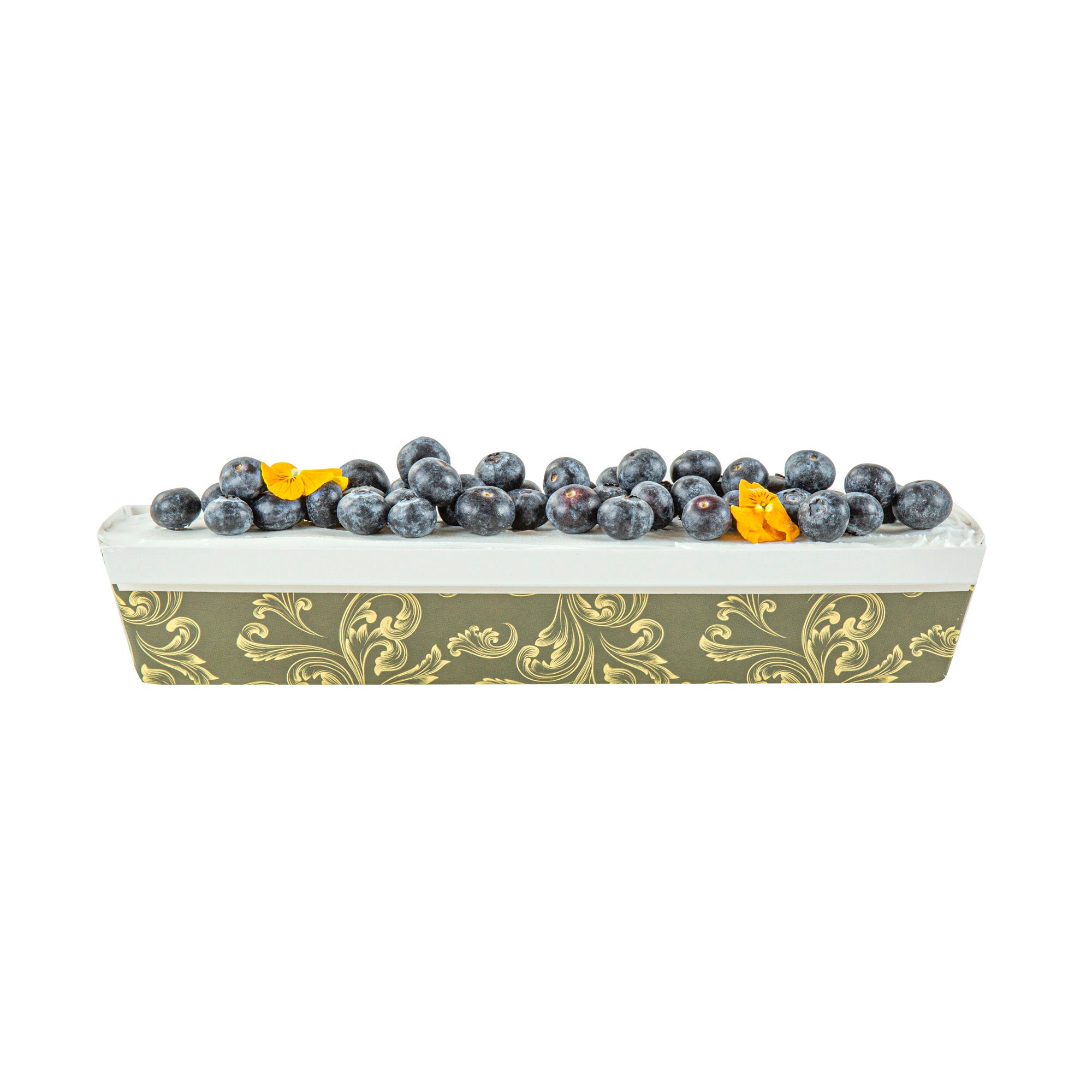 Bake Tek 32 oz Dark Green Vintage Floral Paper Loaf Pans - Greaseproof & Non-Stick - 11 x 3.25 x 2 Inches - 100 Count Bulk Pack - Perfect for Baking Bread, Cupcakes & Party Desserts