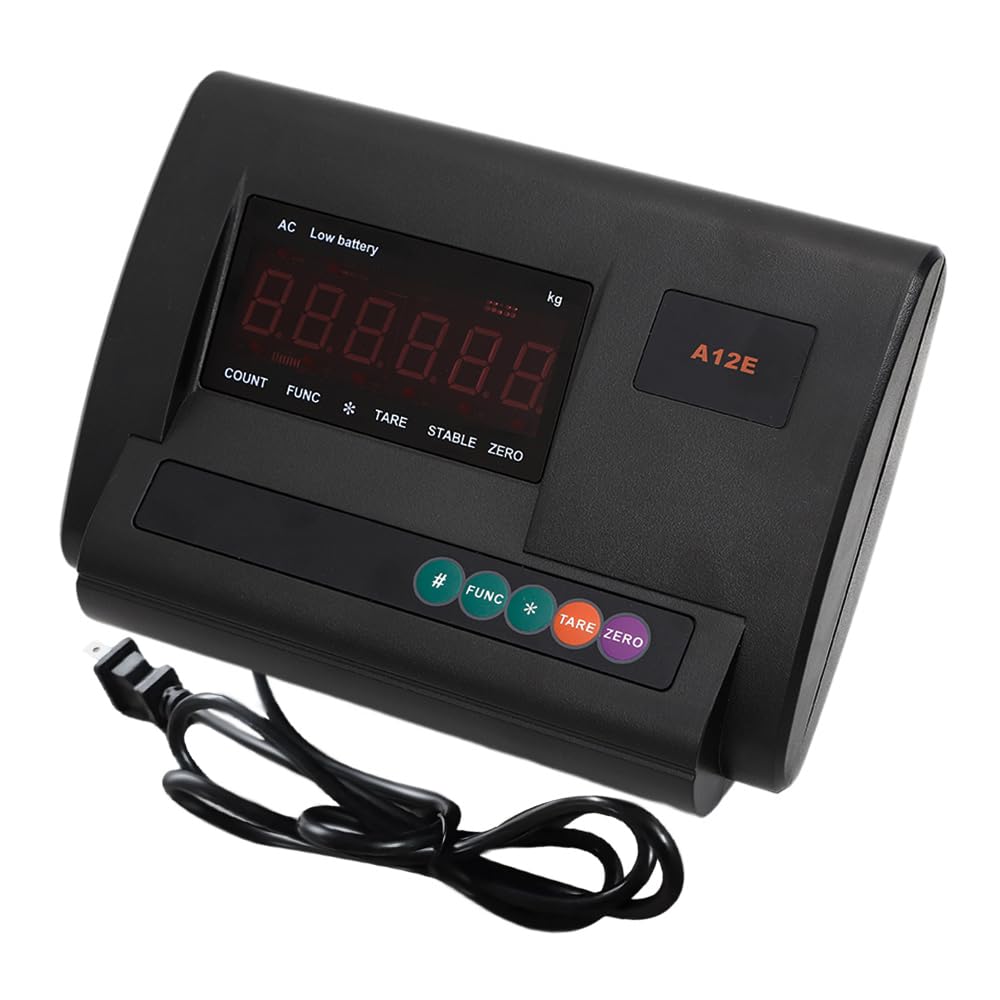 DNYSYSJ 2.5T/5000LBS Alloy Steel Livestock Scale Kit with Shear Beam Load Cell - Heavy Duty Floor Scale for Cattle, Pigs, Sheep & Farm Animals - Perfect for Weighing Livestock in Barns, Farms & Veterinary Clinics