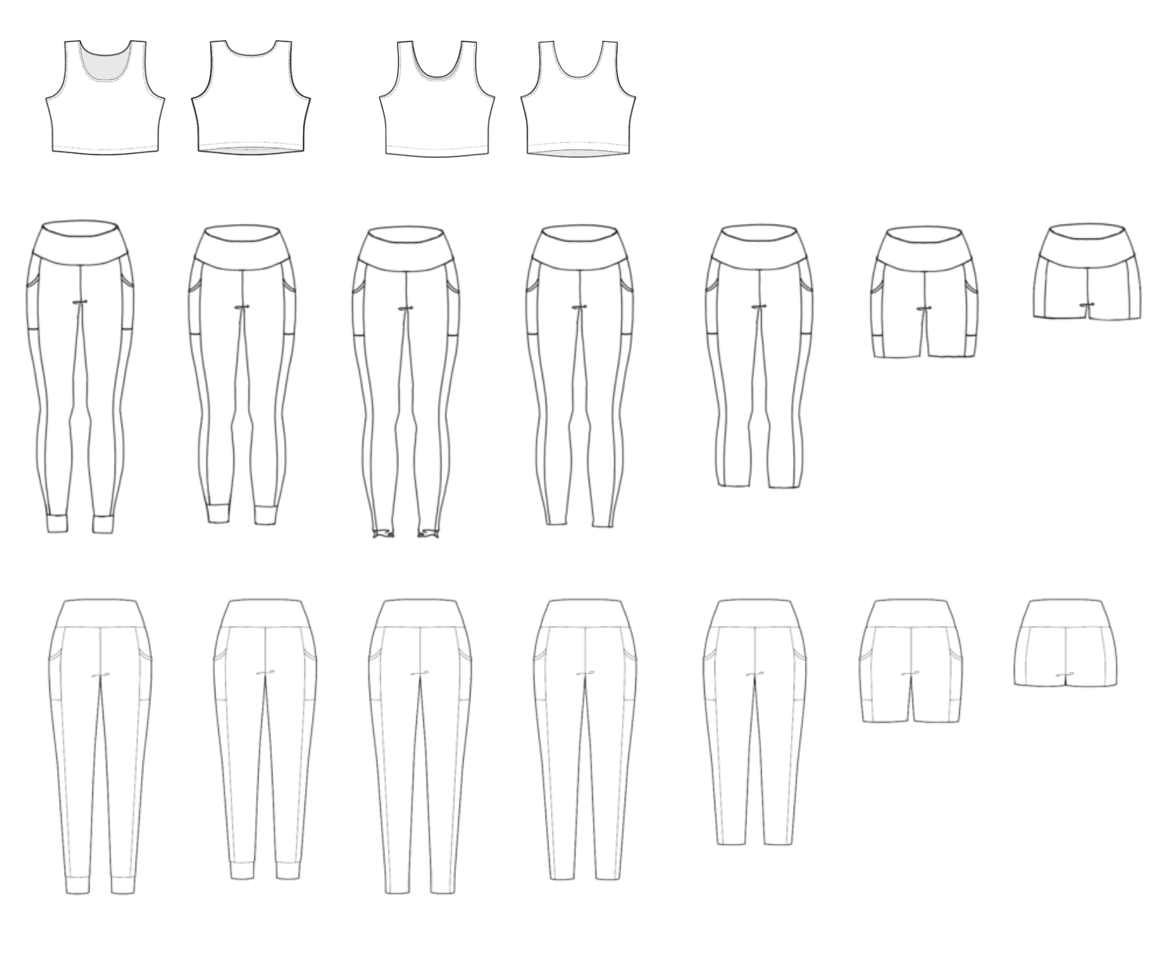Sew Liberated Limestone Leggings & Top Set - Comfortable Yoga Pants and Matching Workout Top for Women - Perfect for Yoga, Pilates, Gym & Lounge Wear