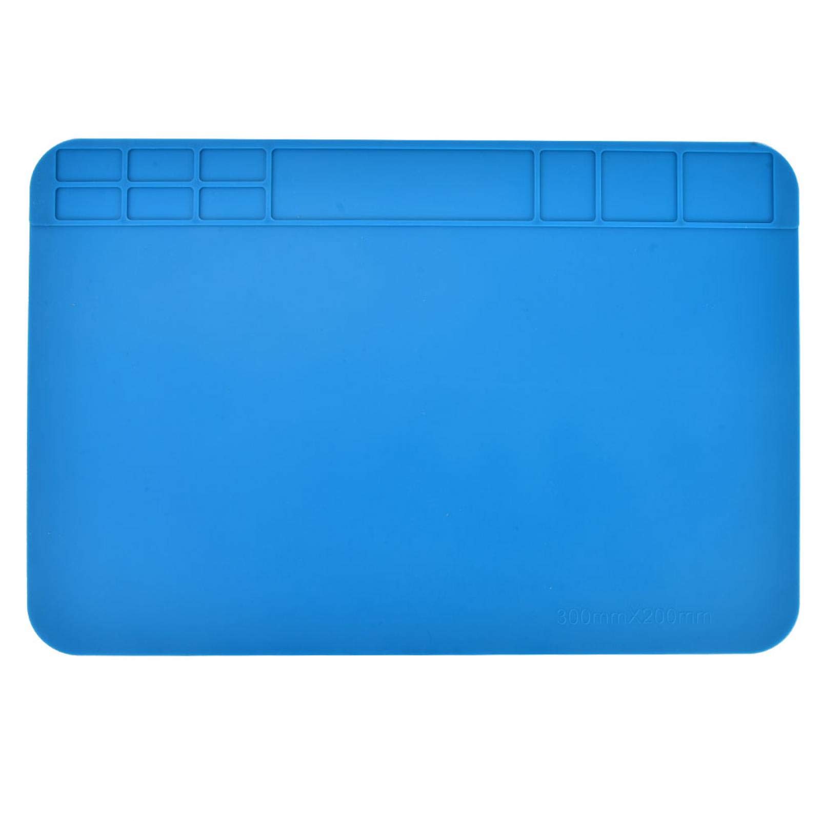 Oumefar Heat Resistant Silicone Soldering Mat - Repair Mat for Electronics, Phones, Computers - Anti-Static, Heat Insulation Work Surface - Perfect for DIY, PCB Repair, Soldering Projects