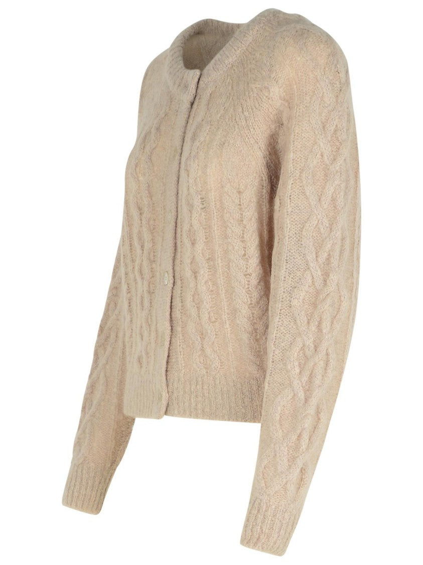 Ery Beige Mohair Blend Sweater Women's Soft Knit Pullover | Cozy Winter Fashion for Office & Casual Outings