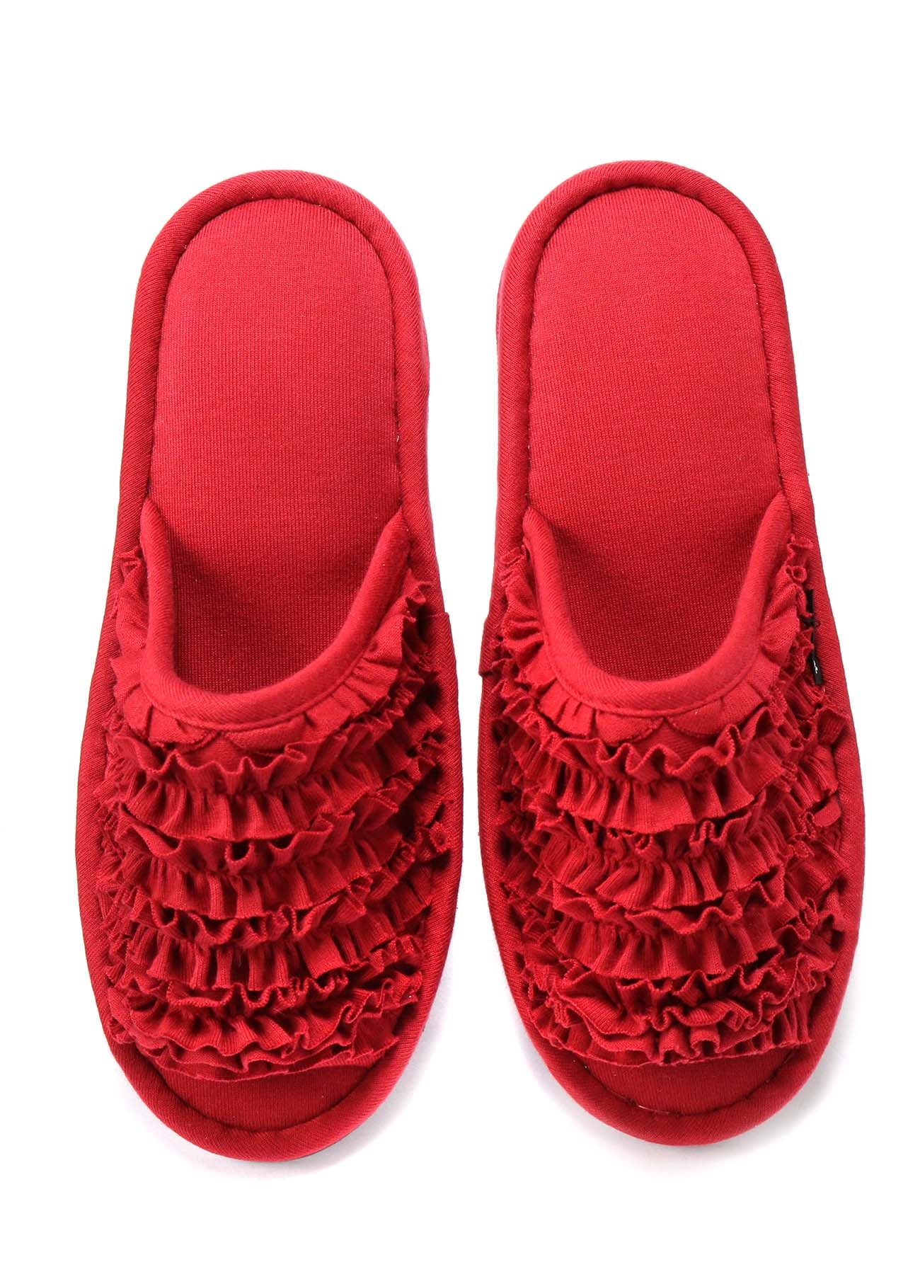 Comfortable Cotton Jersey Slippers for Women & Men - Soft Indoor House Shoes for Relaxing at Home, Lounging & Cozy Evenings