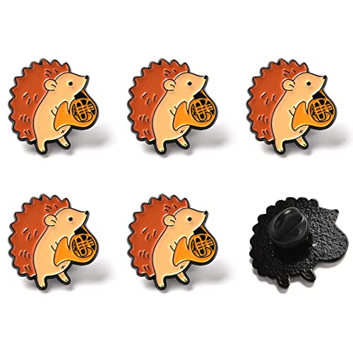 10pcs-28x26x11mm-colored hedgehog with french horn