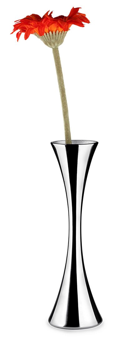 Visol Products Colette Stainless Steel Vase - Modern Home Decor for Flowers, Centerpiece & Wedding Table Decorations