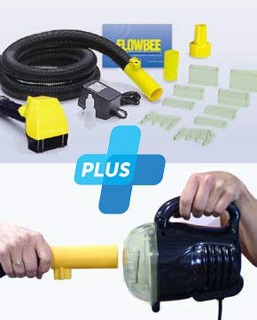 FLOWBEE Home Haircutting System with Super Mini-Vac - Includes Clipper Head, Hose, Vacuum & Accessories | DIY Haircut Kit for Men, Women & Kids | Perfect for Home Haircuts & Styling