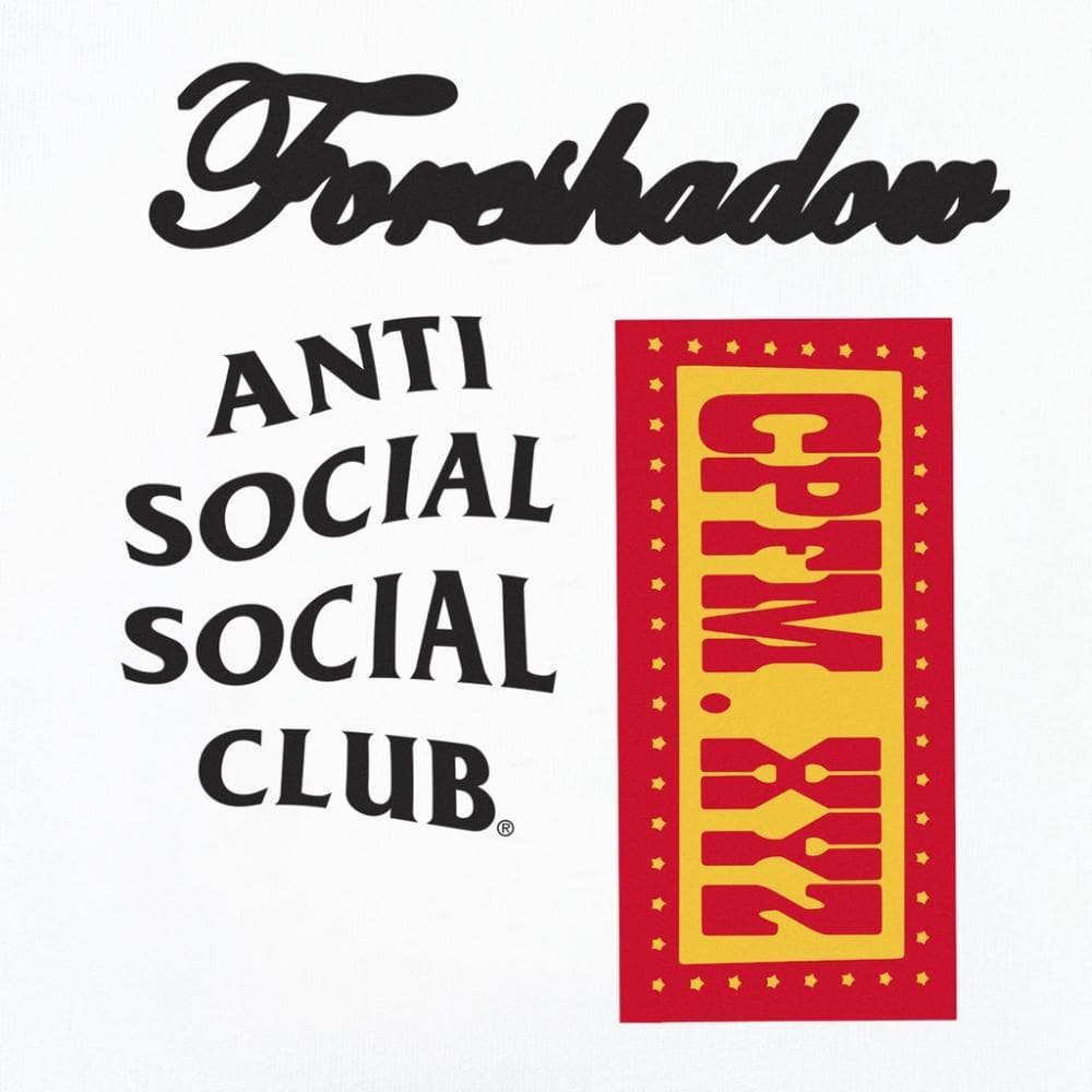 Anti Social Social Club x CPFM White T-Shirt - Limited Edition Streetwear Tee for Men & Women - Perfect for Casual Wear, Street Style & Urban Fashion