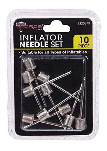 Max Force Inflator Needles - High Pressure Air Pump Accessories for Sports Balls, Bike Tires & Inflatables - Perfect for Basketball, Football, Pool Floats and More