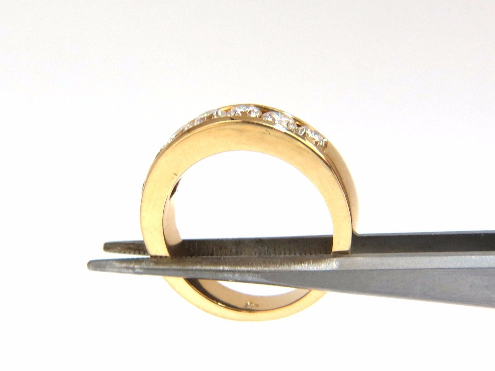 1.30ct Natural Round Diamond Band Ring 14kt White Gold H/VS Classic Wedding Engagement Jewelry for Women - Perfect for Anniversaries & Proposals