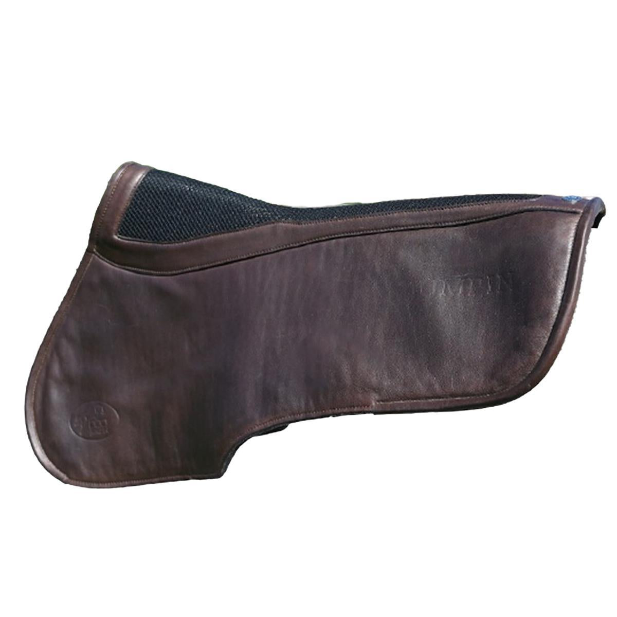 Jump'in Anatomical Felt and Leather Half Pad - Horse Riding Saddle Pad for Comfort & Shock Absorption - Perfect for Dressage, Jumping & Training Sessions