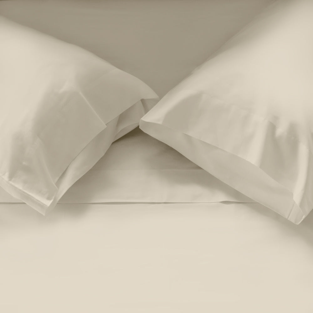 400 Thread Count Cotton Sateen Sheet Set - Queen Size Luxury Bed Sheets - Soft & Breathable for All Seasons | Perfect for Master Bedroom, Guest Room & Hotel Use