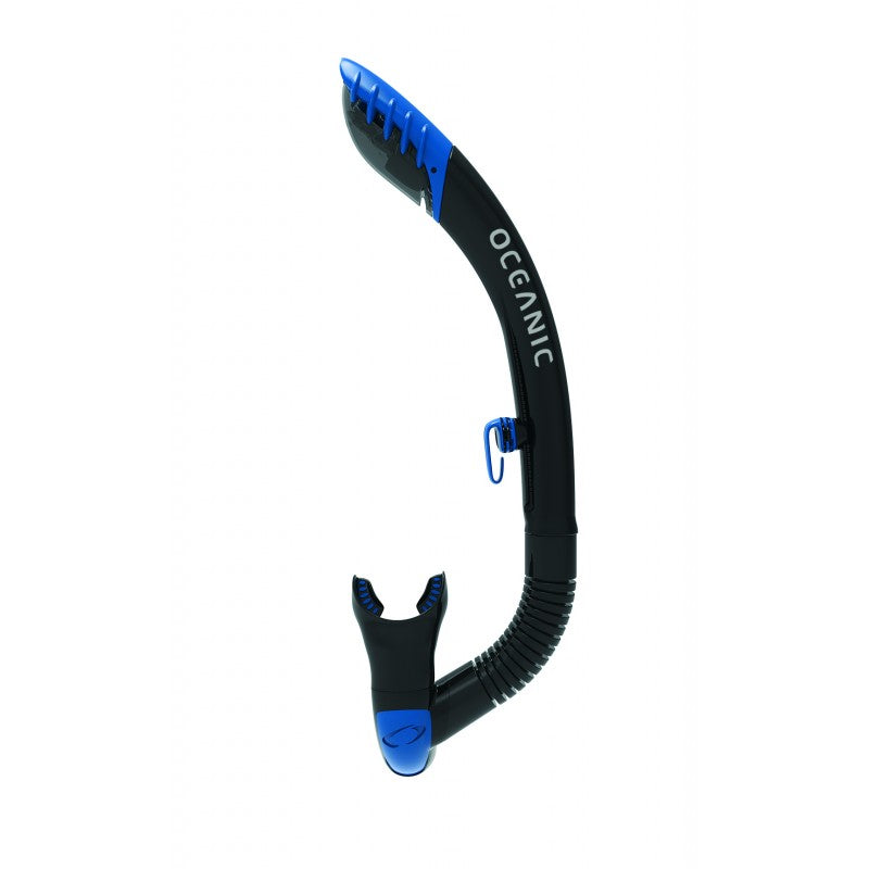 Oceanic Ultra Dry 2 Snorkel Set - Top Dry Snorkel for Adults with Splash Guard & Comfortable Mouthpiece - Perfect for Scuba Diving, Snorkeling & Beach Vacations