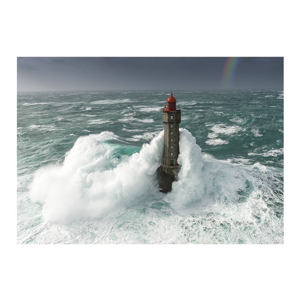 1000 Piece Jigsaw Puzzle - Lighthouse of La Jument by Calypto | Challenging Adult Puzzle for Relaxation & Home Decor | Perfect for Family Game Night & Stress Relief