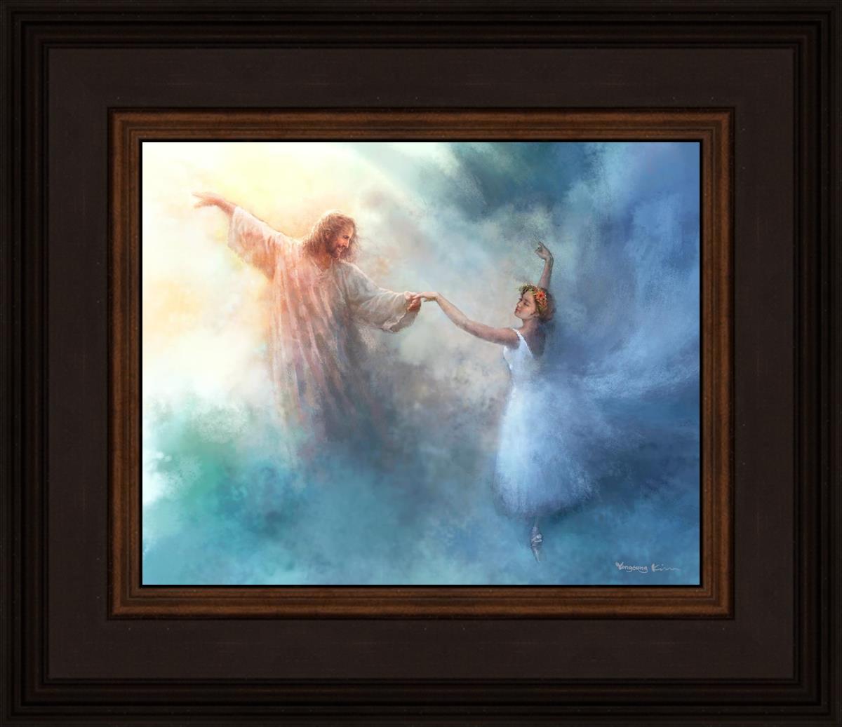A Pas De Deux By Yongsung Kim - Ballet Dance Art Print - Elegant Wall Decor for Home, Office & Dance Studios