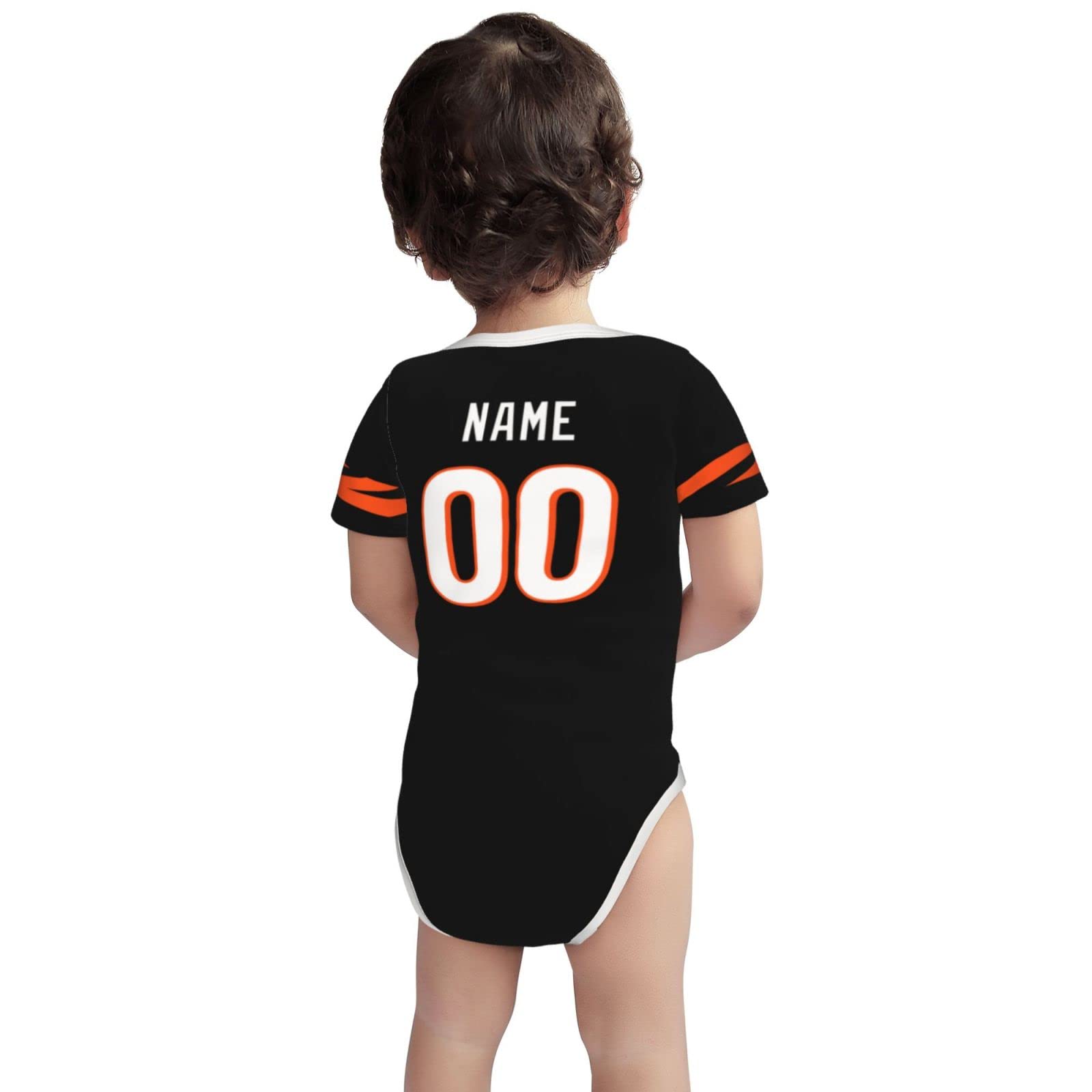 Custom Baby Clothes - 100% Cotton Personalized Baby Suit with Name & Number - Perfect for Newborn Gifts, Christening, Birthday Parties & Photo Shoots