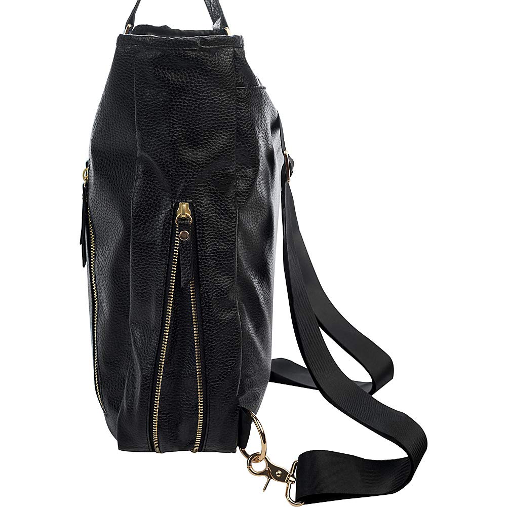 Premium Baby Diaper Bag for Parents - Dark Roast/Black Waterproof Diaper Backpack - Perfect for Travel, Daycare & On-the-Go Moms & Dads