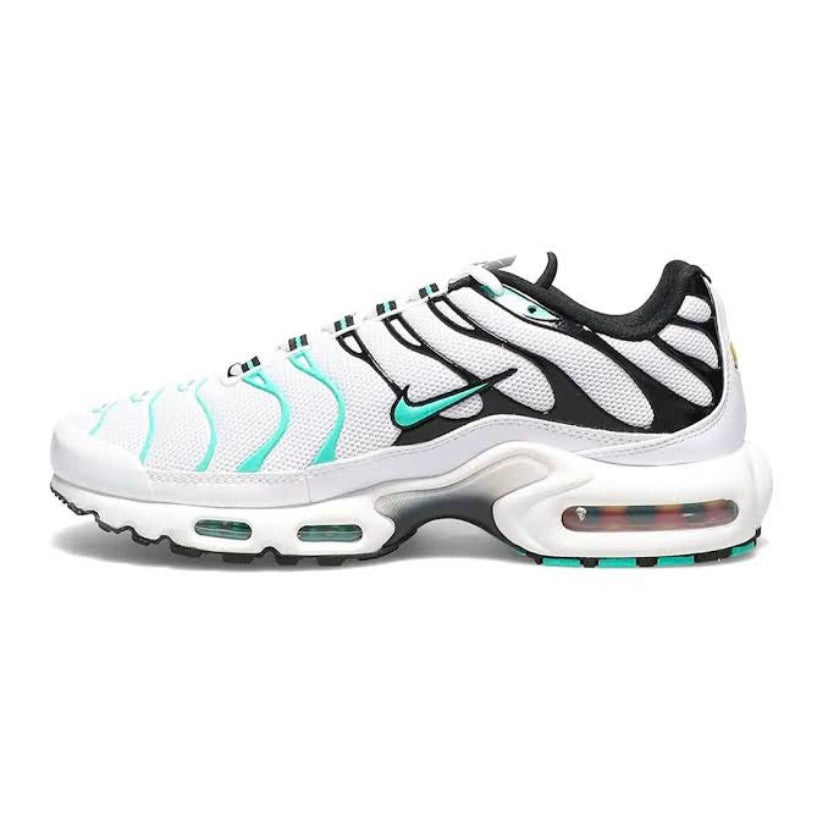 Nike Air Max Plus Running Shoes - White Tiffany Teal Black - Comfortable Cushioned Sneakers for Men & Women | Perfect for Gym Workouts, Jogging & Casual Wear