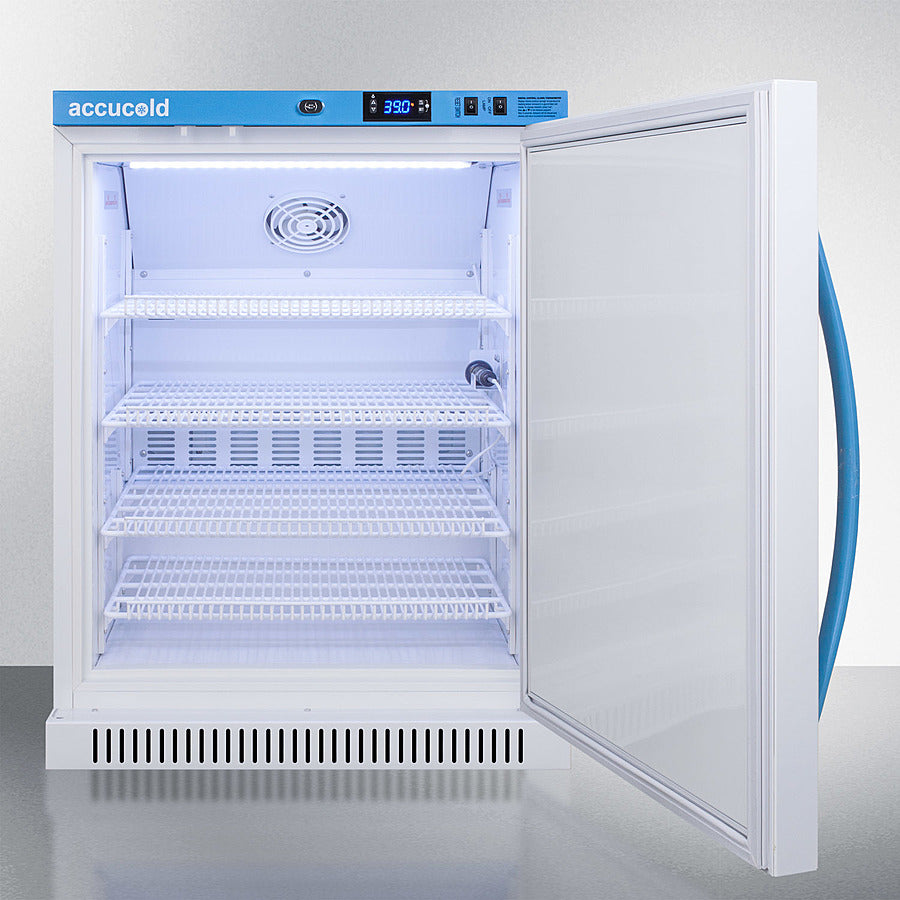 Accucold 6 Cu.Ft. MOMCUBE™ Breast Milk Refrigerator - Compact Medical Grade Freezer for Breastmilk Storage, ADA Compliant Height (Model MLRS6MC) - Perfect for Hospitals, Daycares & Home Nursing Use