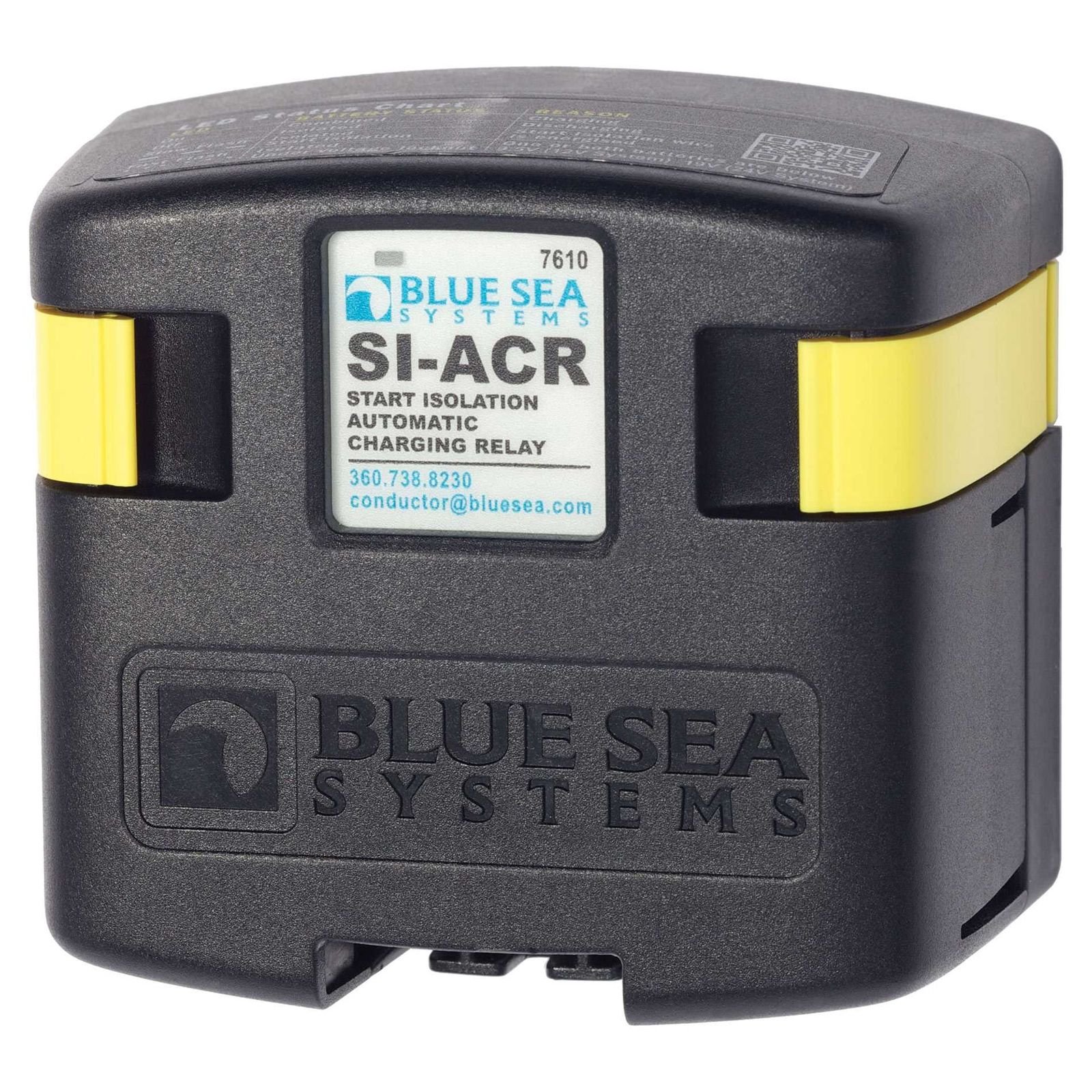Blue Sea 7610 120 Amp SI-Series Automatic Charging Relay for Marine & RV Battery Systems - Dual Battery Isolator for Boats, Yachts, Campers & Off-Grid Power Solutions