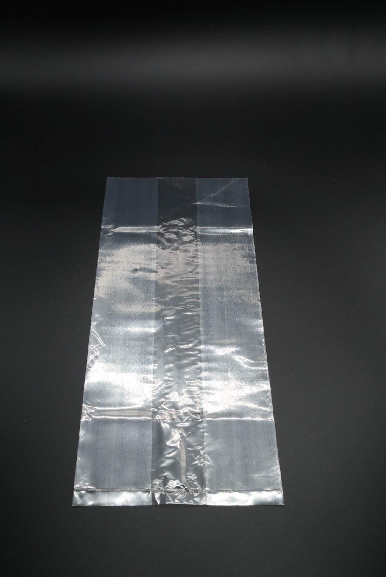Tripact LDPE Clear Poly Bags Gusseted Bags - 5