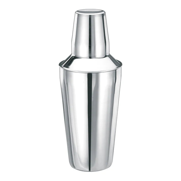 Winco 16 Oz 3-Piece Classic Bar Cocktail Shaker Set - Stainless Steel Mixing Cup for Margaritas, Martinis & Cocktails - Perfect for Home Bars, Parties & Professional Bartenders