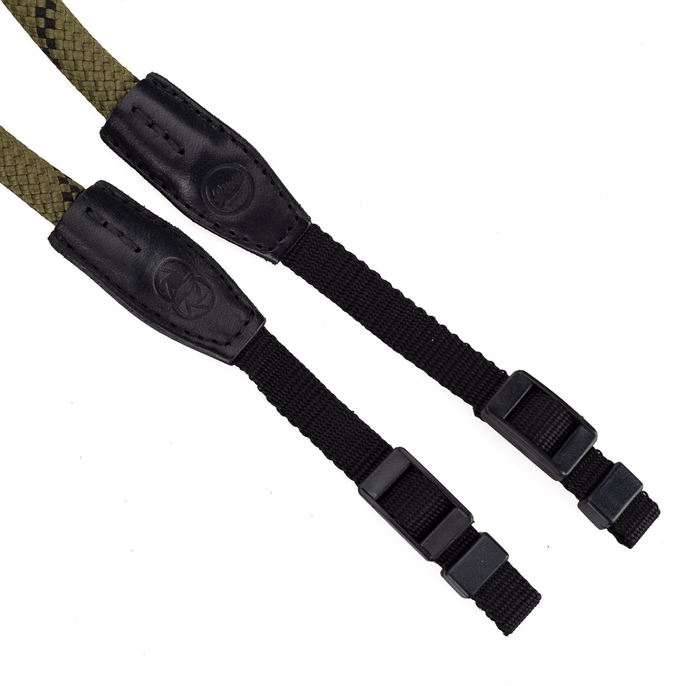 Cooph Leica Rope Strap - 126cm Olive Nylon Camera Neck Strap for Leica Cameras - Perfect for Travel, Street Photography & Everyday Use