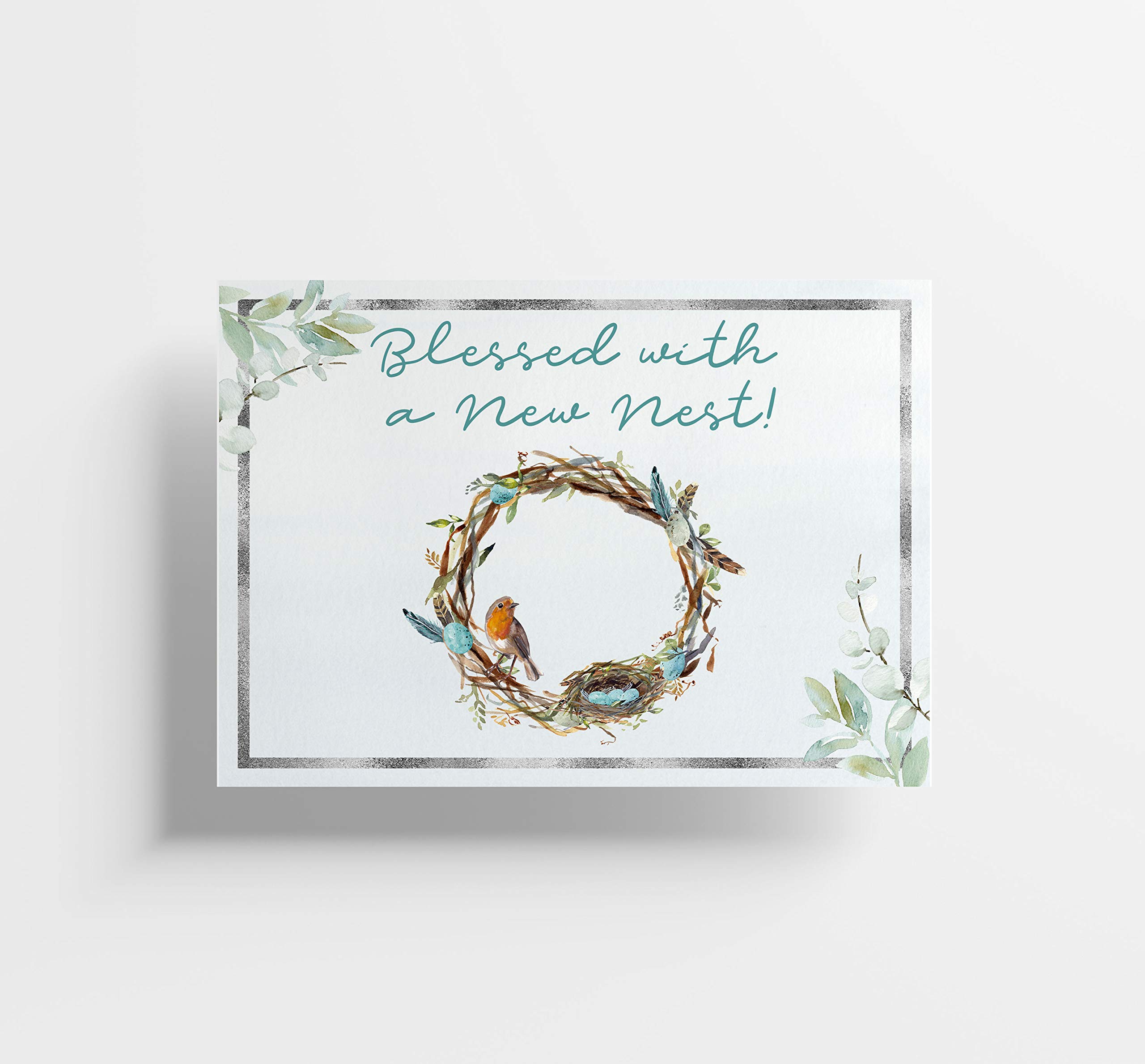 50 Fill-in-the-Blank Moving Announcement Postcards - Change of Address Cards for New Home, Housewarming Gifts & We've Moved Notifications - Perfect for New Nest Celebrations & Mailing to Friends/Family